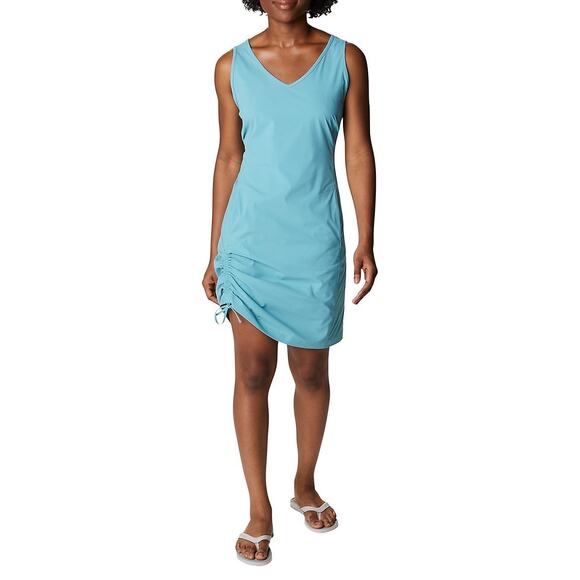 Columbia Dresses & Skirts - COLUMBIA Anytime Casual III Dress Size XL Blue Outdoor Hiking Gardening Travel